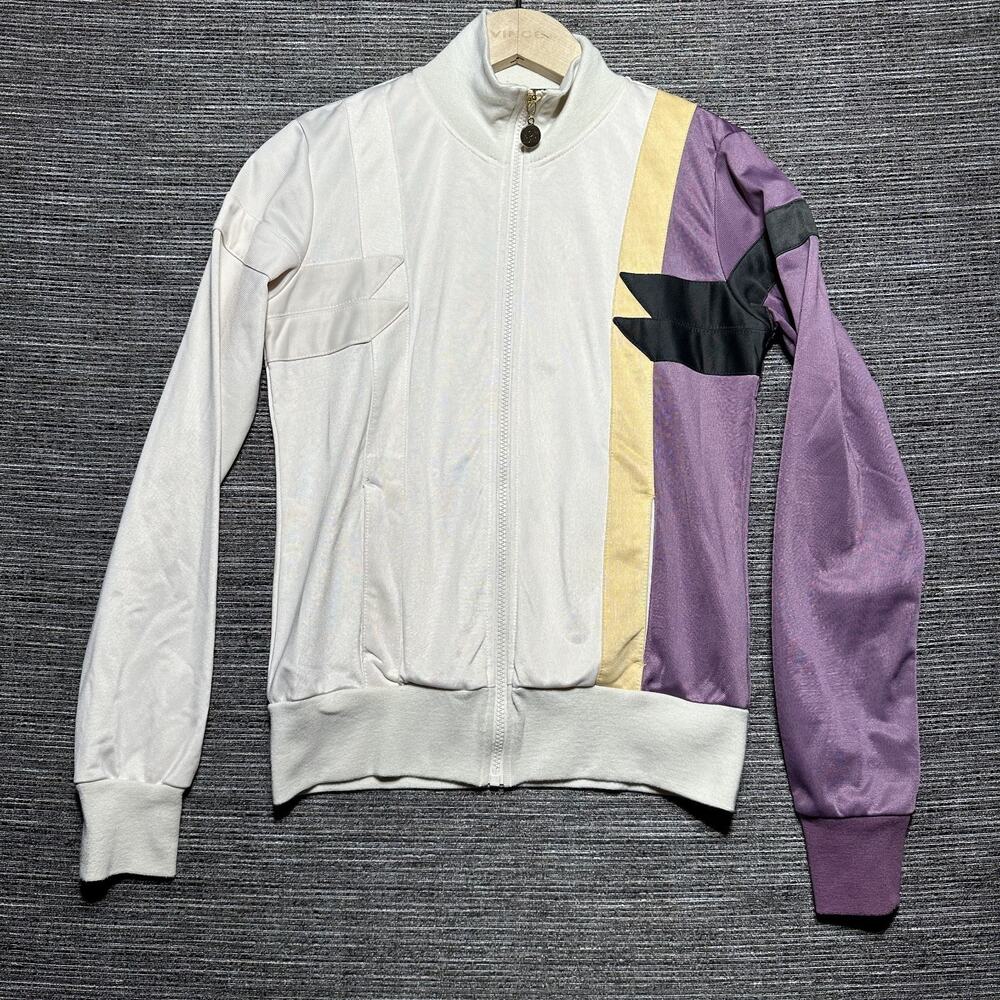 Volcom Jacket Women's S White Full Zip Track Racer V Line Science Stone Relay